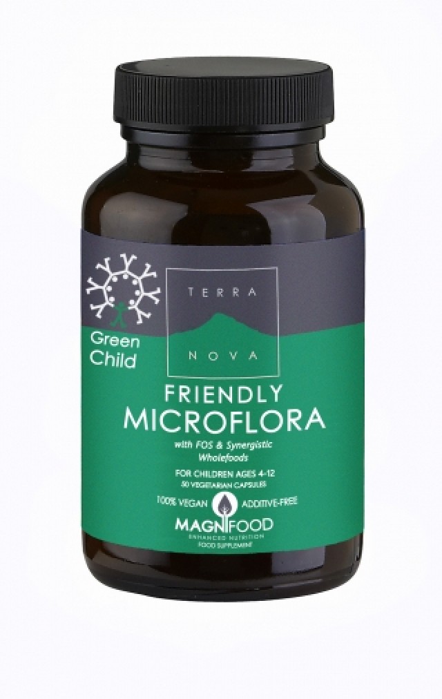 TERRANOVA Green Child Friendly Microflora 50caps