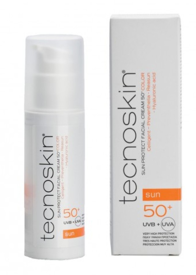 TECNOSKIN SUN PROTECT FACIAL CREAM SPF50 COLOR 50ML