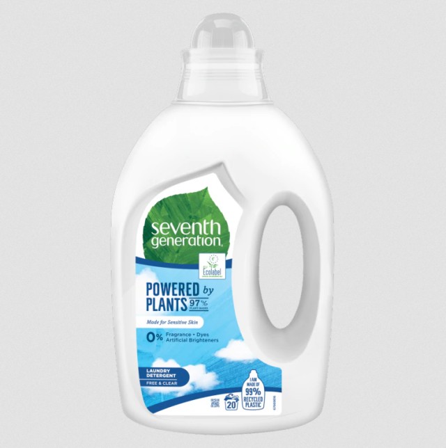 Seventh Generation Powered By Plants Υγρό Απορρυπαντικό Πλυντηρίου Free & Clear 1000ml