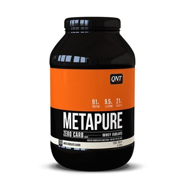 QNT Metapure Zero Carb Whey Isolate Protein Powder White Chocolate 2kg