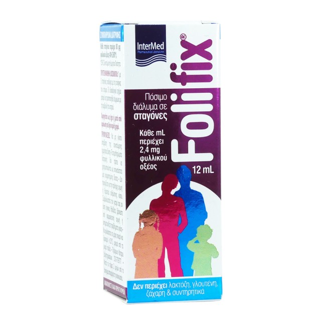 Intermed Folifix drops Πόσιμο Διάλυμα σε Σταγόνες 12ml