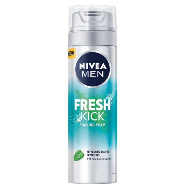 Nivea Men Fresh Kick Shaving Foam 200ml