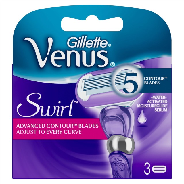 GILLETTE Venus Swirl Ανταλλακτικές κεφαλές 3τμχ