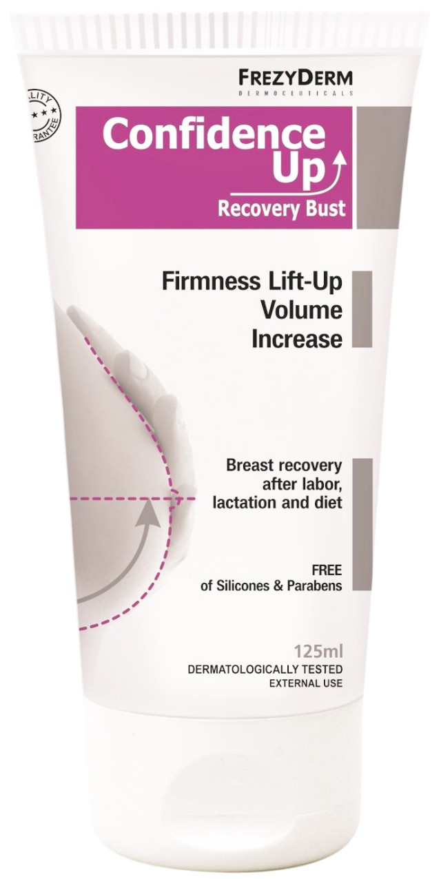 FREZYDERM Confidence Up Recovery Bust Σύσφιξη Ανόρθωση Αύξηση όγκου 125ml