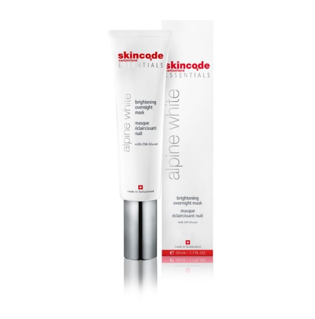 Skincode Alpine White Brightening Overnight Mask 50ml