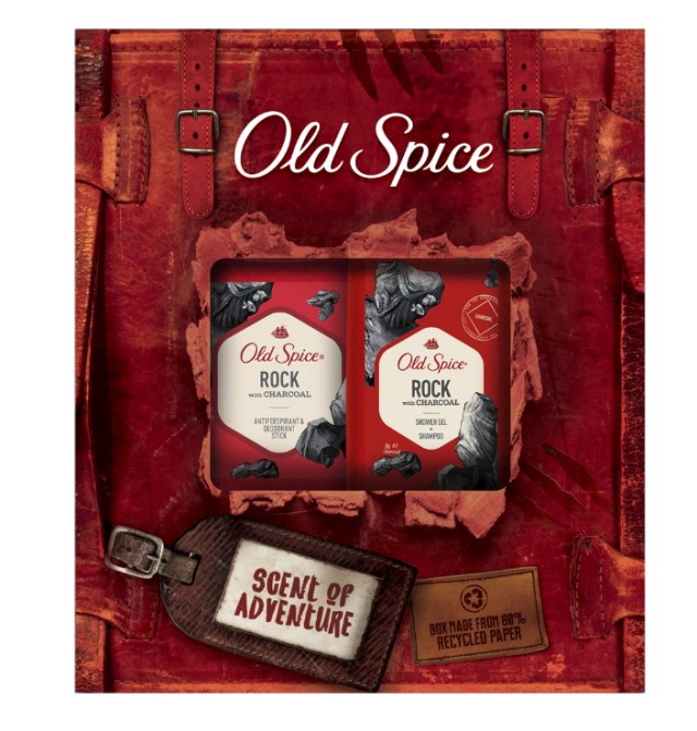 Old Spice Set Rock Antipersirant & Deodorant Stick 50ml + Old Spice Rock Shower Gel+Shampoo 250ml