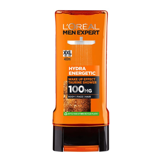 L'oreal Paris Men Expert Hydra Energetic Αφρόλουτρο Εμπλουτισμένο με Ταυρίνη 400ml