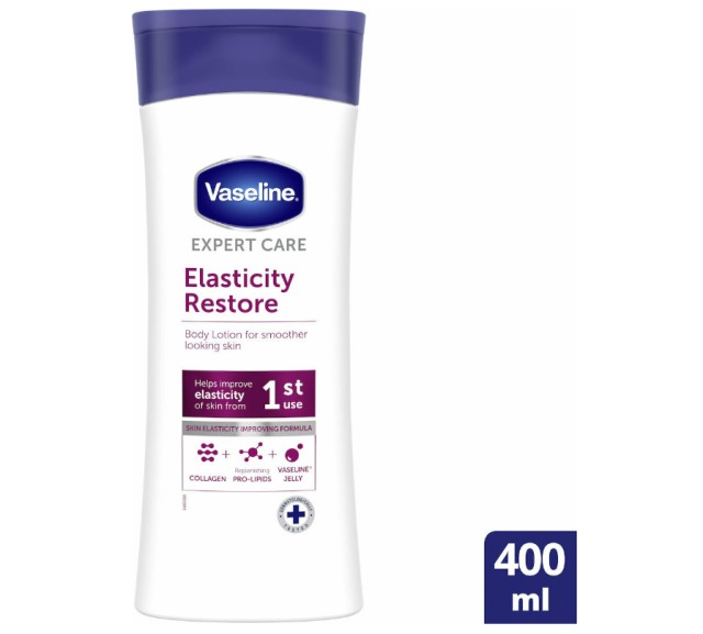 Vaseline Expert Care Elasticity Restore Body Lotion Λοσιόν Σώματος για Επαναφορά Ελαστικότητας 400ml