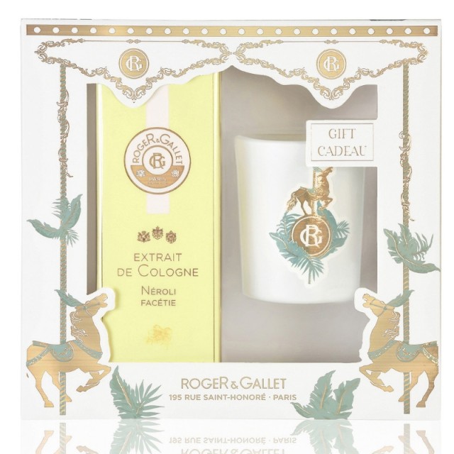 Roger & Gallet Set Extrait de Cologne Neroli Facetie 100ml + Δώρο Αρωματικό Κερί