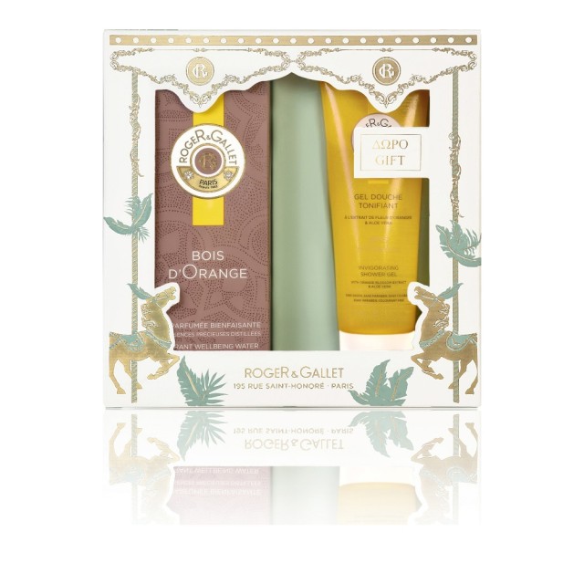 Roger & Gallet Set Bois D' Orange Eau Parfumee Bienfaisante 50ml + Δώρο Χαλαρωτικό Gel Ντους 50ml