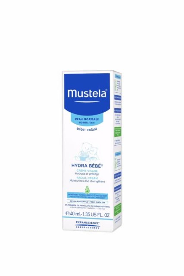 MUSTELA HYDRA BEBE CREME VISAGE 40ML