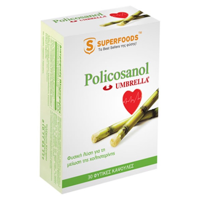 SUPERFOODS UMBRELLA POLICOSANOL 30CAP