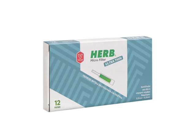 Vican Herb Micro Filter Ultra Thin 12τμχ