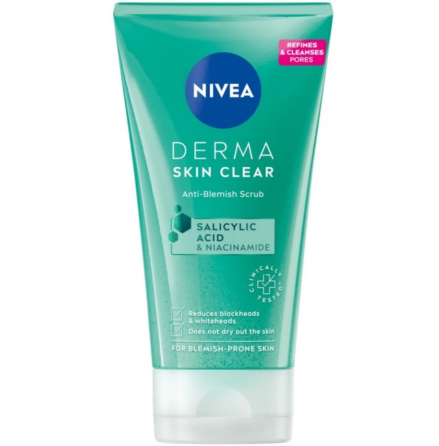 Nivea Derma Skin Clear Anti-Blemish Scrub 150ml