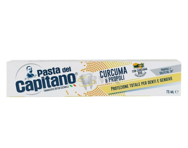 Pasta del Capitano Turmeric & Propolis Ολοκληρωμένη Προστασία 75ml