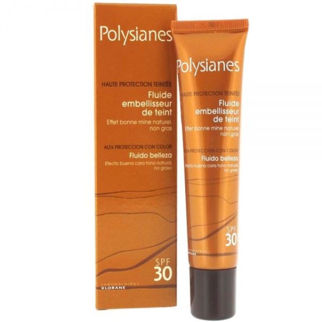 POLYSIANES Fluide embellisseur Visage de Teint SPF30 40ml