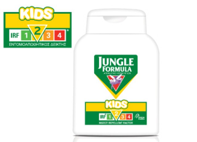 OMEGA PHARMA JUNGLE FORMULA Kids με IRF2 125ml