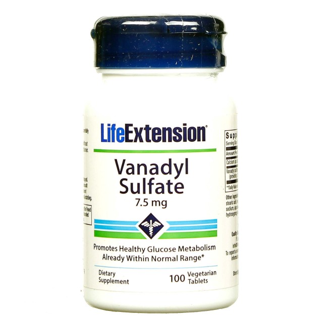 Life Extension Vanadyl Sulfate 100tablets