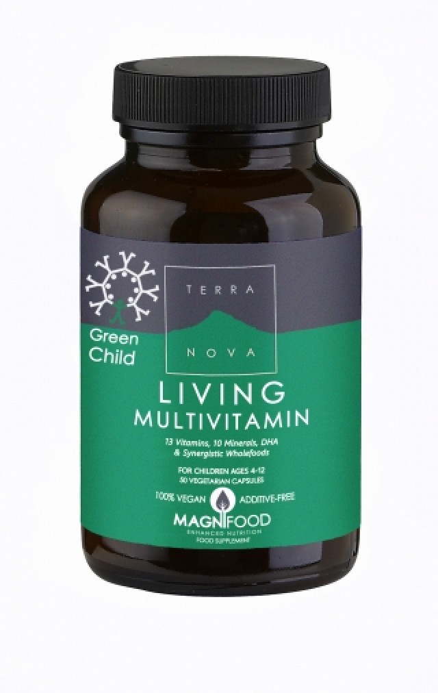 TERRANOVA Green Child Living Multivitamin 50caps