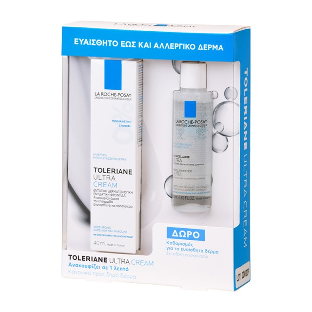 La Roche Posay Set Toleriane Ultra Cream 40ml + Δώρο Eau Micellaire Ultra 50ml