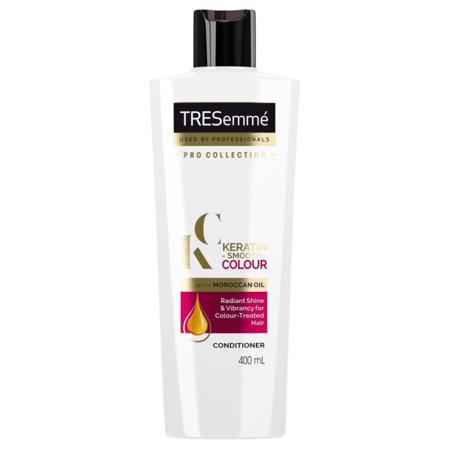 TRESemme Keratin Smooth Color With Moroccan Oil Conditioner για Βαμμένα Μαλλιά 400ml