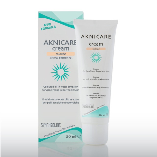 SYNCHROLINE AKNICARE CREAM TEINTEE CLAIR 50ML