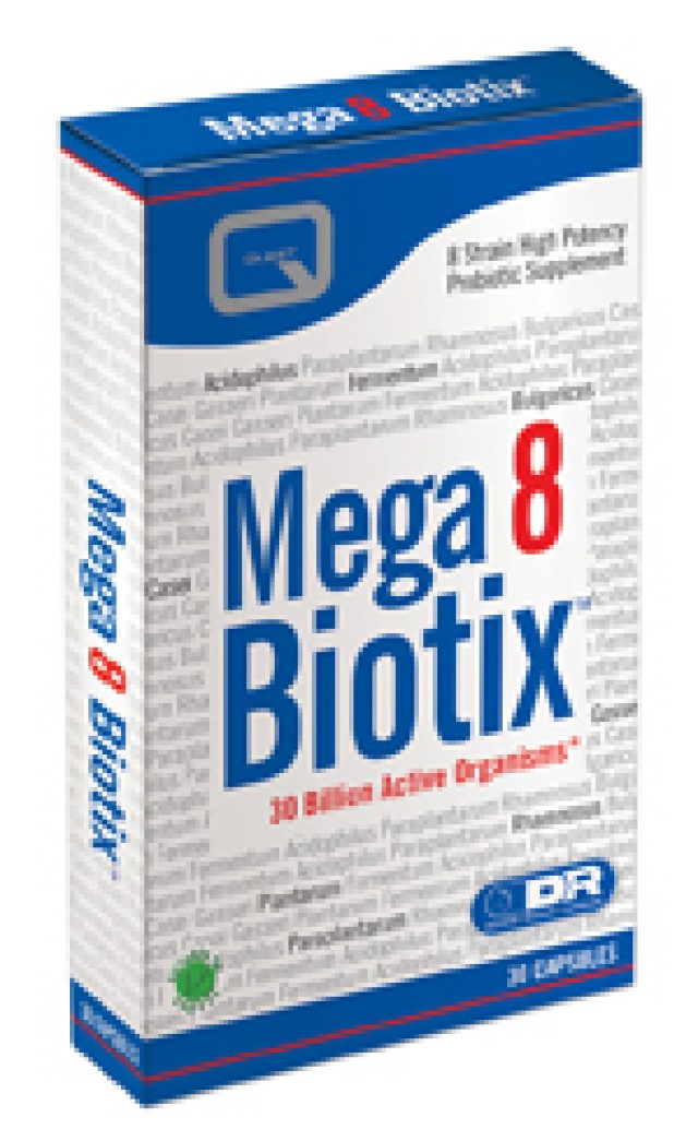 QUEST MEGA 8 BIOTIX providing 30 billion probiotic bacteria 30CAPS