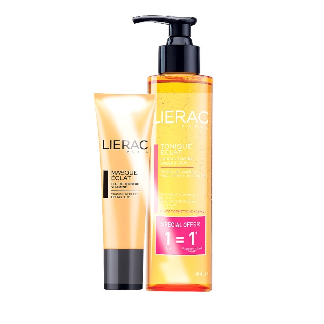 Lierac Masque Eclat Μάσκα Προσώπου 50ml + Tonique Eclat Καθαριστικό Προσώπου 200ml