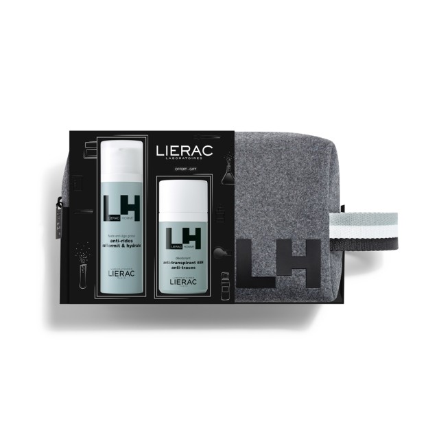 Lierac Set Homme Global Anti-Aging Fluid 50ml + Deodorant 50ml + Νεσεσέρ 1τμχ