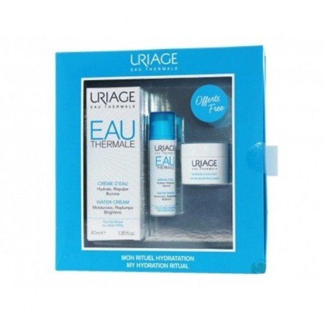 Uriage Set Eau Thermale Water Cream 40ml + ΔΩΡΟ Water Serum 10ml + Water Sleeping Mask 15ml