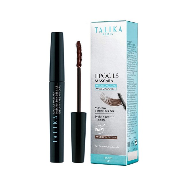 Talika Lipocils Mascara Brown για Όγκο Μήκος & Καμπύλη 1τμχ