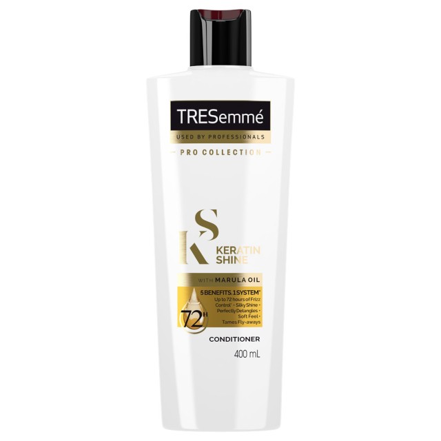 TRESemme Keratin Shine Conditioner With Marula Oil Κρέμα Μαλλιών για Λαμπερά & Λεία Μαλλιά 400ml