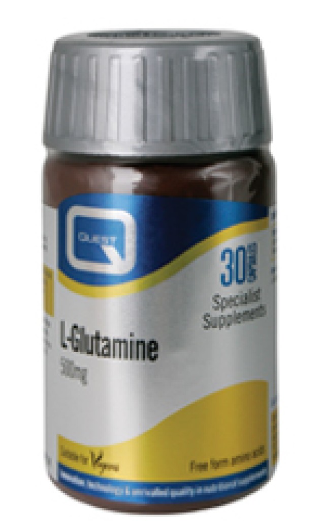 QUEST L-GLUTAMINE 500mg 30CAPS