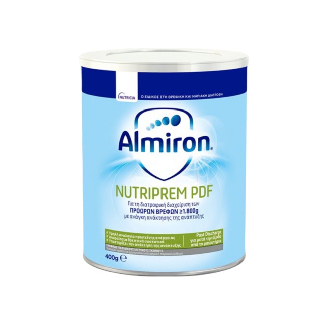 Nutricia Almiron Nutriprem PDF Για τη Διατροφική Αγωγή Των Πρόωρων Βρεφών 400gr