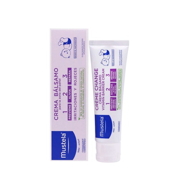 Mustela Vitamin Barrier Cream Κρέμα Αλλαγής Πάνας 150ml