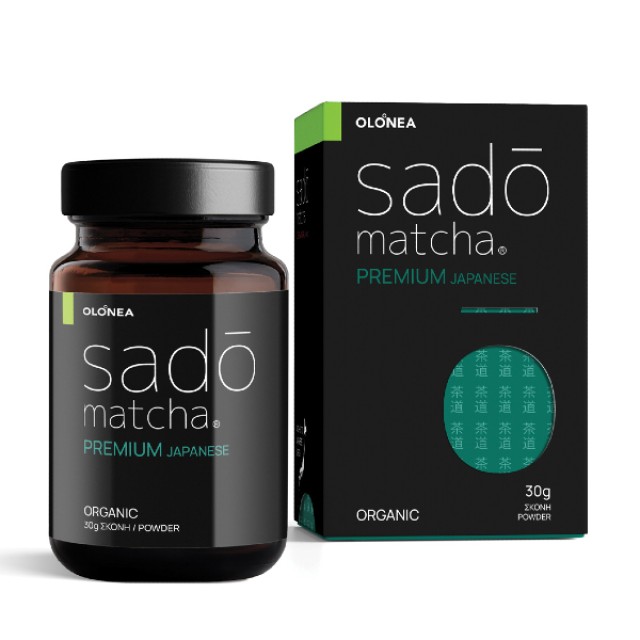 Olonea Sado Matcha Premium Βιολογικό Πράσινο Τσάι 30gr Powder