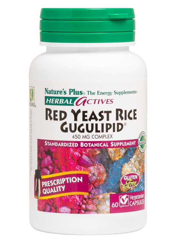 Nature's Plus RED YEAST RICE/GUGULIPID 450MG 60VCAPS