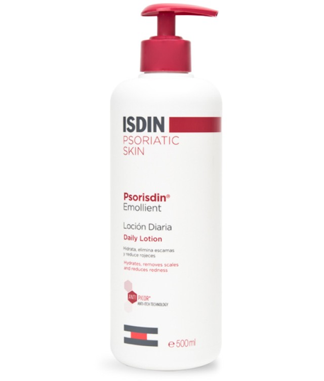 Isdin Psoriatic Skin Psorisdin Emollient Daily Lotion 500ml