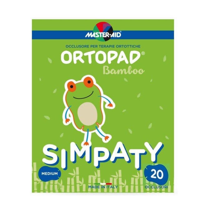 Master Aid ORTOPAD 20 Junior Simpaty Cotton. (6,7x5cm) Μέχρι 2 ετών.