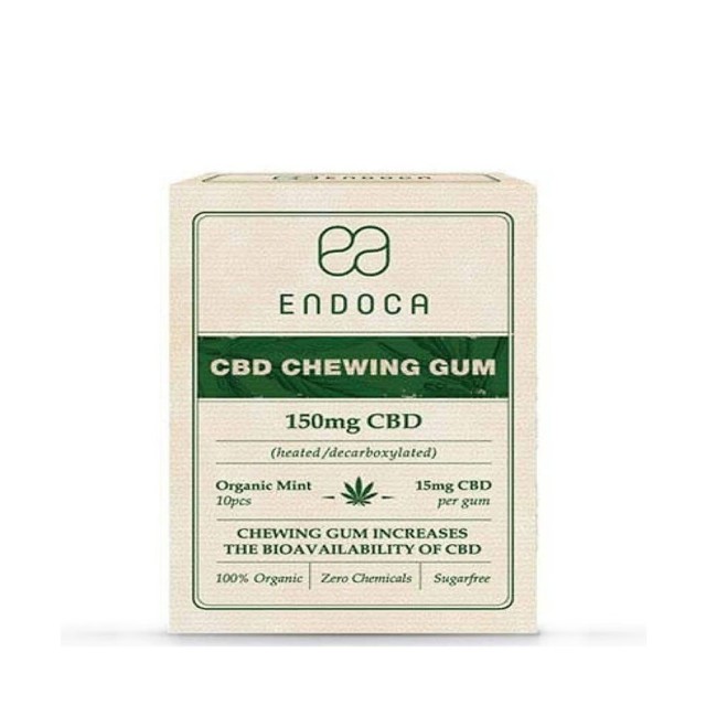 Endoca Chewing Gum 150mg CBD 10pieces