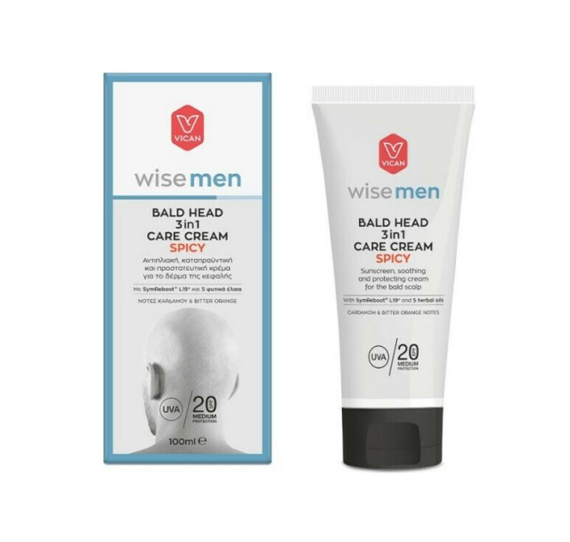 Vican Wise Men Bald Head 3in1 Care Cream Spicy 100ml