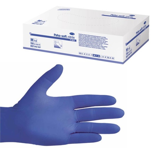 Hartmann Peha-Soft Nitrile Fino Powderfree Γάντια Νιτριλίου Extra Large 150τμχ