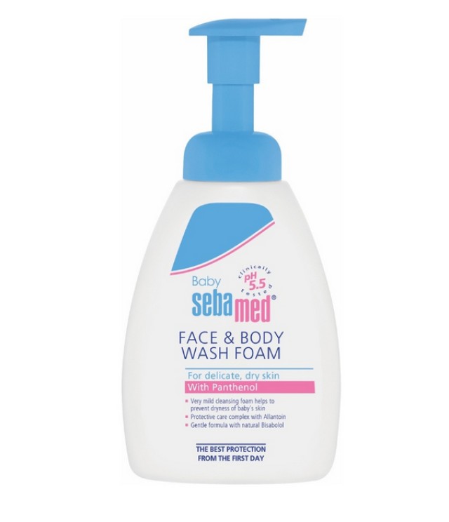 Sebamed Baby Face & Body Wash Foam Βρεφικό Αφρόλουτρο 400ml