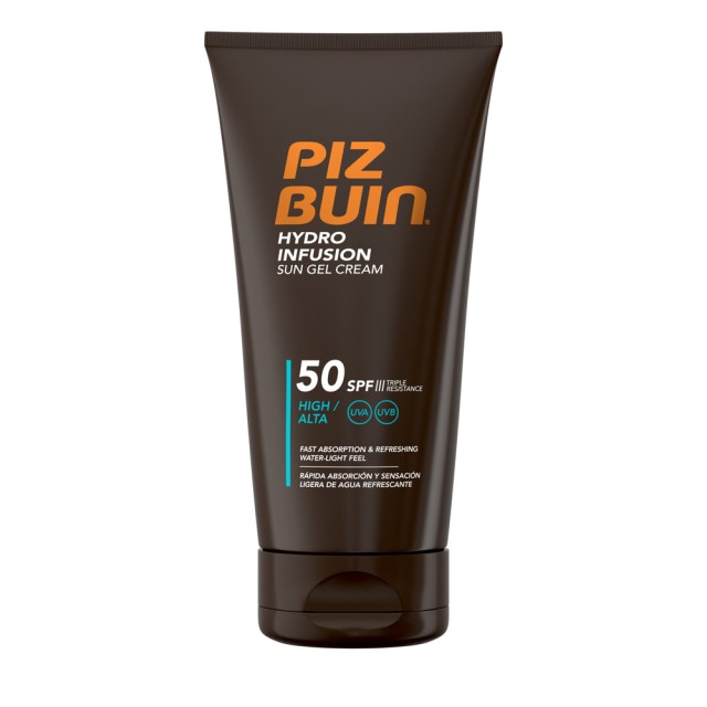 Piz Buin Hydro Infusion Sun Gel Cream SPF50 Αντηλιακό Gel Υψηλής Προστασίας 150ml