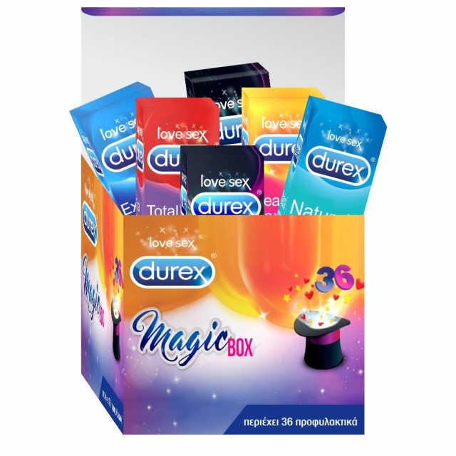 Durex Magicbox Προφυλακτικά 36τμχ