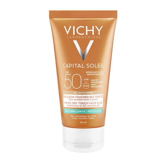 VICHY Ideal Soleil Ματ Αποτέλεσμα με χρώμα SPF50 50ml