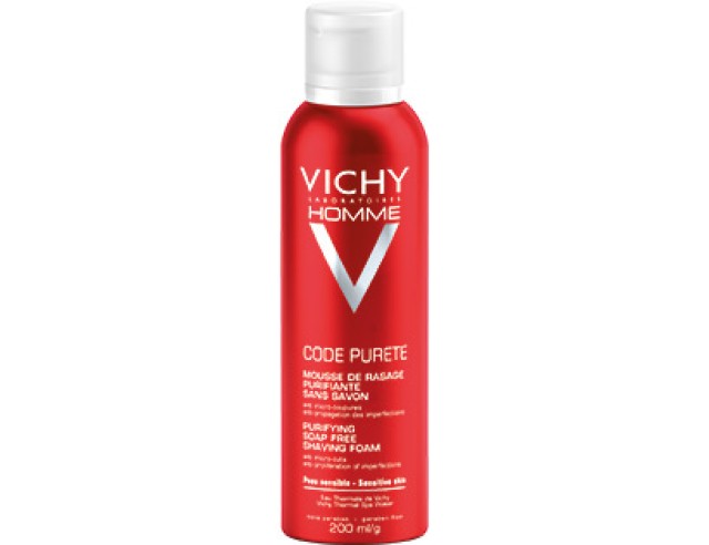 VICHY HOMME CODE PURETE ΑΦΡΟΣ ΞΥΡΙΣΜΑΤΟΣ 200ml