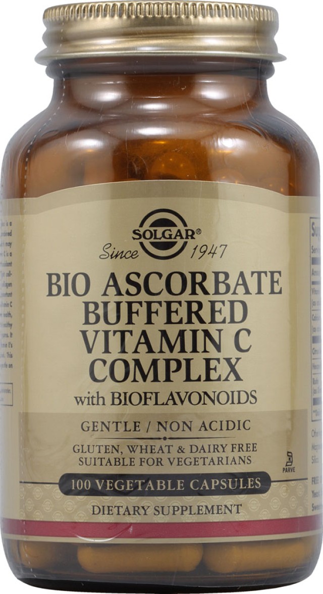 SOLGAR BIO-ASCORBATE BUFFERED C 500MG 100VCAP