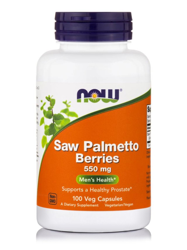 Now Foods Saw Palmetto Berries 550 mg 100 Veg.Caps.