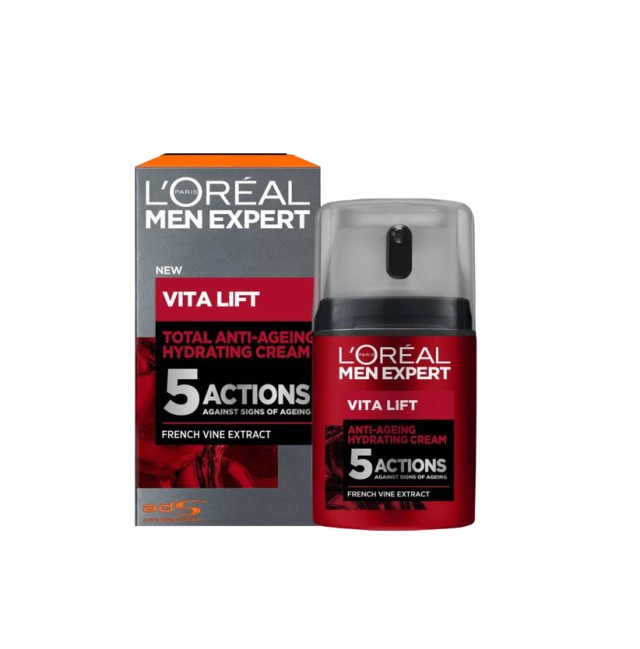 L'oreal Paris Men Expert Vita Lift Anti-Ageing Daily Moisturiser 5 Actions 50ml